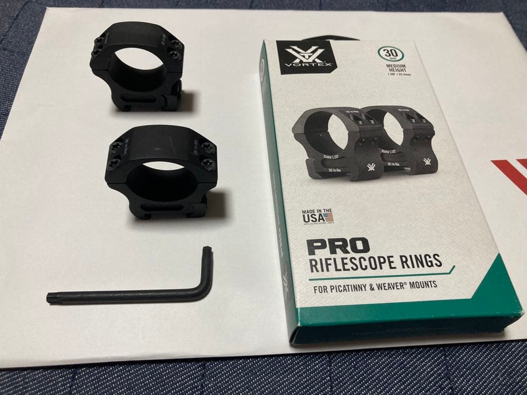 トイガン Vortex PRO Riflescope Rings 30mm