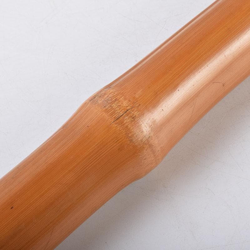 古竹　吉明刀　人物鼠彫　杖　長さ約87cm　V　R9068