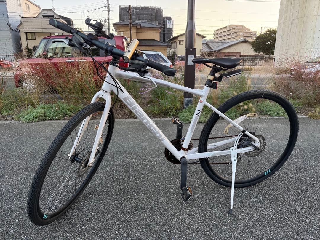 ハ*ツ様 福岡直接取引Bianchi C変速3✖︎8段Size47 発送しません