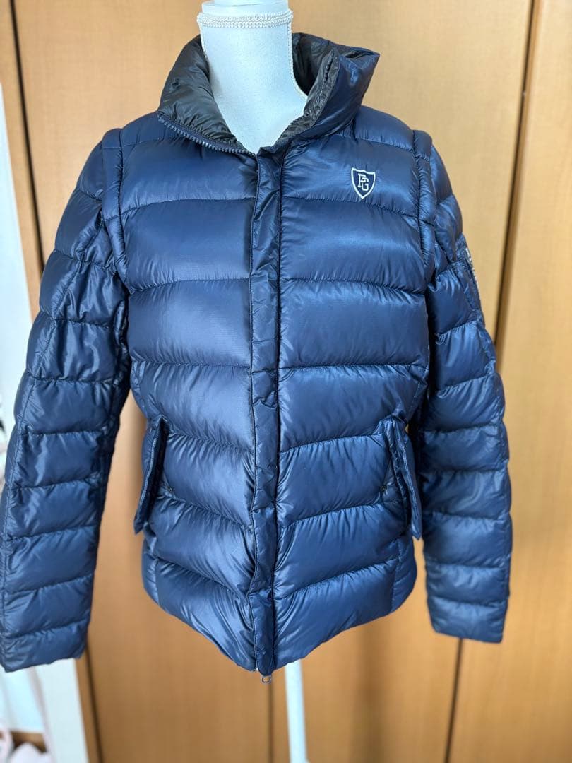 超美品　パーリーゲイツ 2WAYダウン　ネイビー5