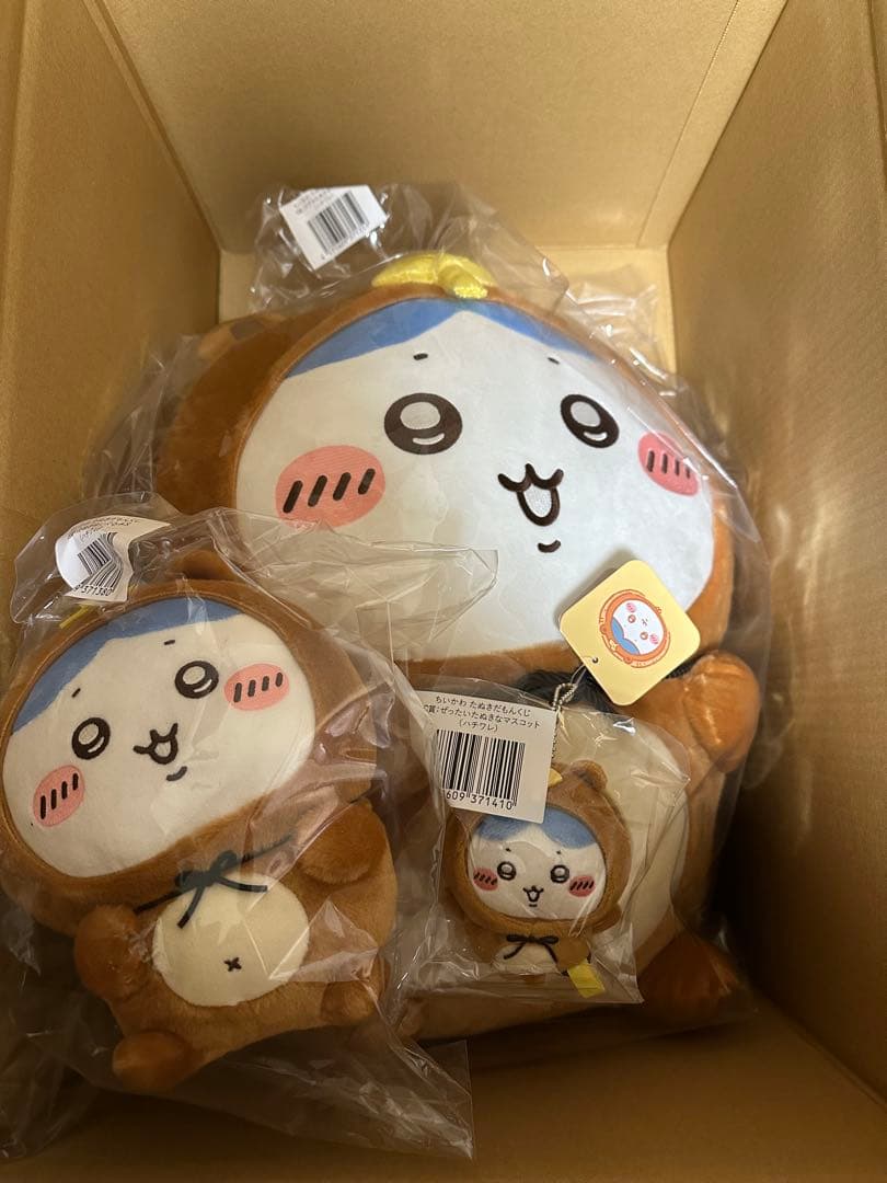 ちいかわ　たぬきだもんくじ　ハチワレ　A、B、C賞　まとめ売り