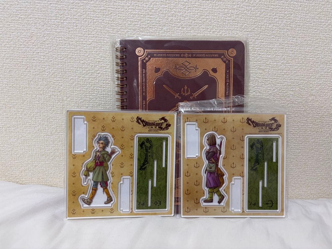 ドラゴンクエストⅪ コラボカフェ　アクスタ　リングノート【新品未使用】