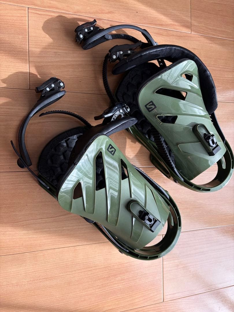 Salomon スノーボードビンディング オリーブグリーンMサイズ