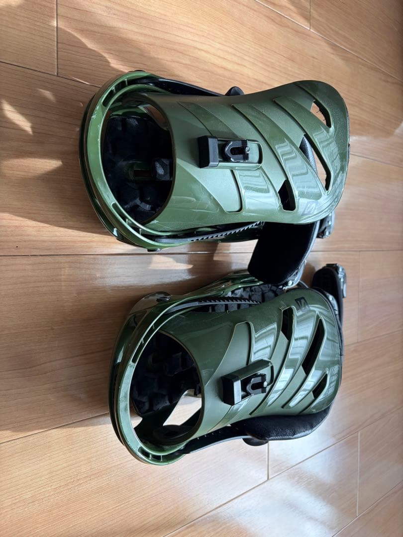 Salomon スノーボードビンディング オリーブグリーンMサイズ