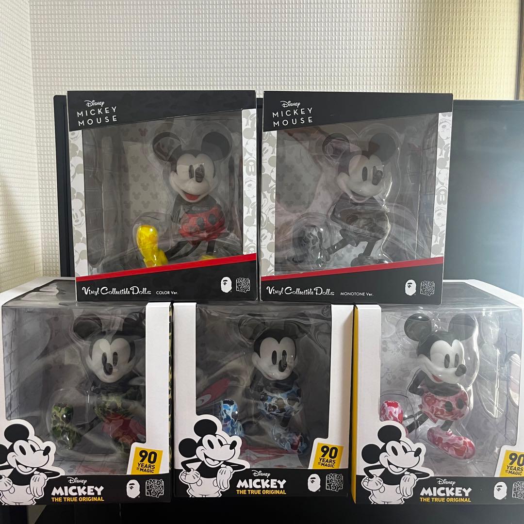 5点セットVCD BAPE MICKEY MOUSE A BATHING APE