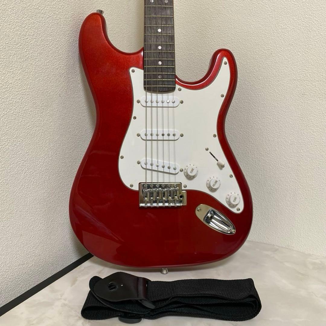 SELDER 美品 エレキギター STストラップ・ケース付き