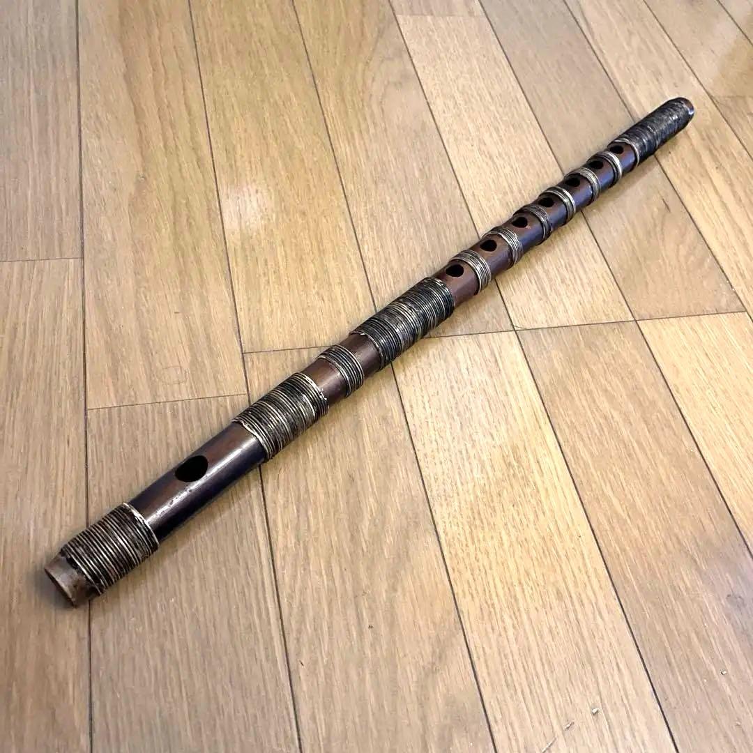 篠笛　燻竹　古典3本調子　7穴