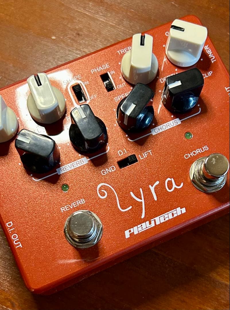 【ほぼ新品】Playtech Lyra アコースティックギタープリアンプ
