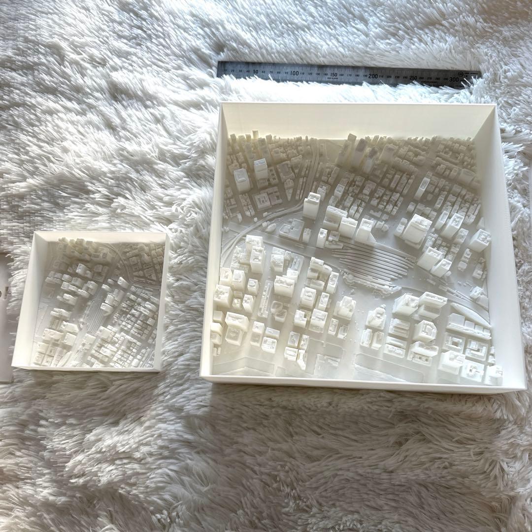 ★5千円値下中！東京駅周辺ビッグサイズ★精密都市模型 1/5000 3Dプリンタ