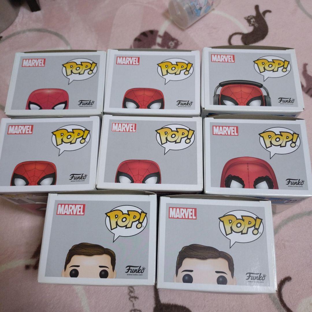 スパイダーマン フィギュア 8個セット　MARVEL
