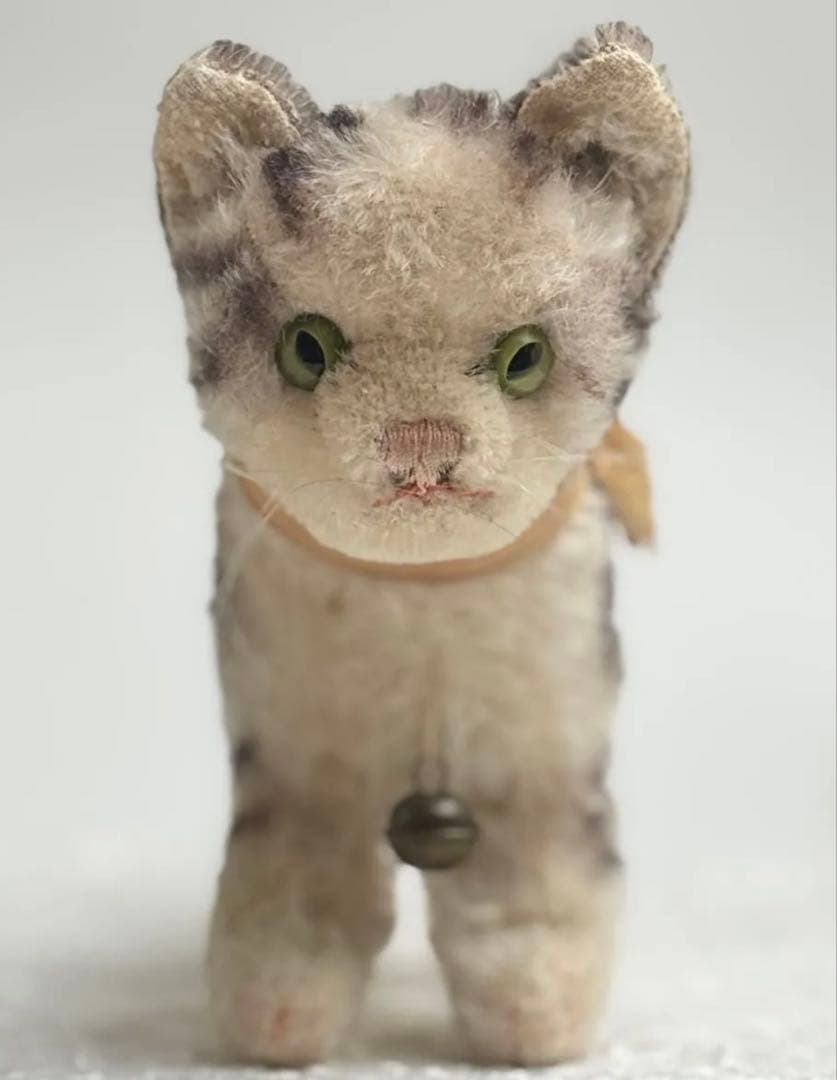 Cat Tabby 14cm★ネコのタビービンテージ/アンティーク★Steiff