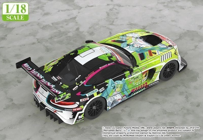 【新品未使用】1/18グッドスマイル 初音ミク AMG 2022開幕戦Ver.