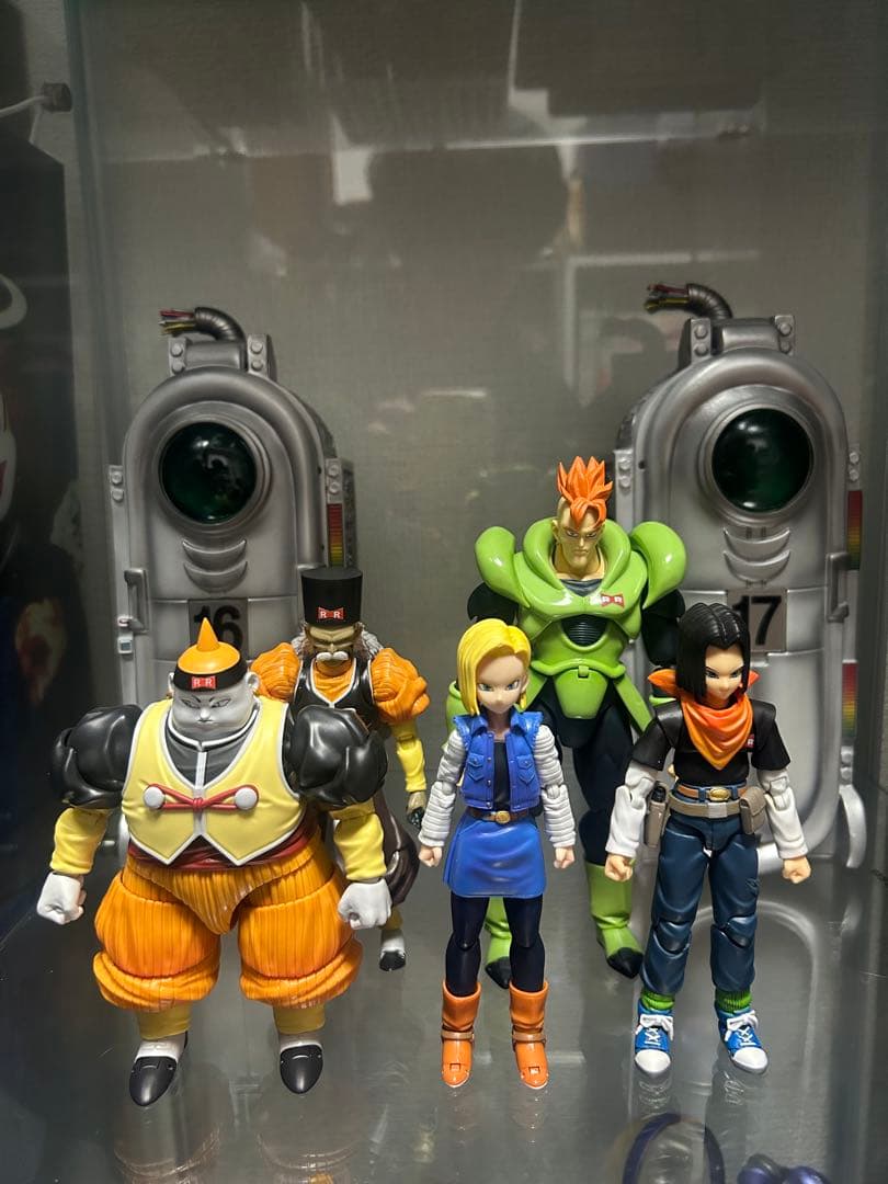 ドラゴンボール フィギュア ガレージキット　SHF 17号18号 16号