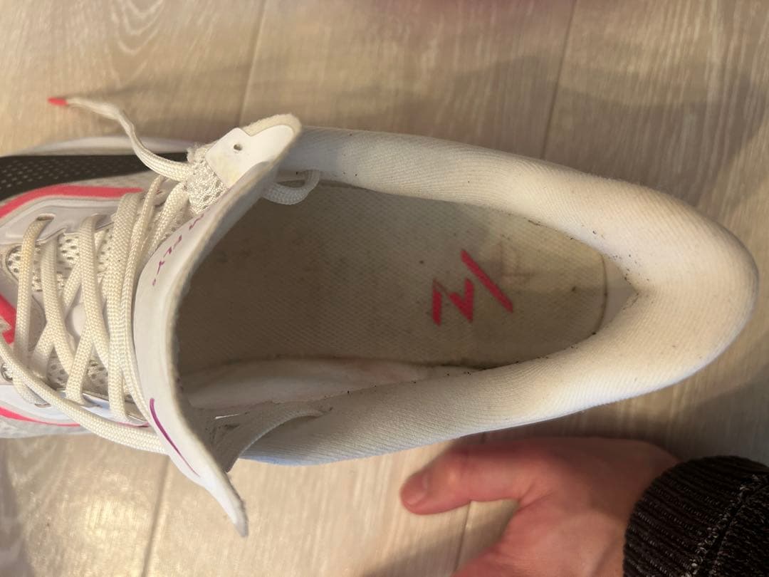 Nike Zoom Fly 6 サイズ27.5cm ホワイト/ブラック/ピンク