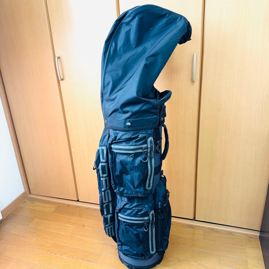 【希少】ポルシェ　PORSCHE 軽量　撥水　キャディバッグ　ブラック
