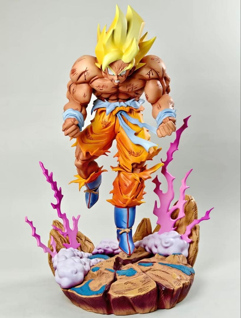 ドラゴンボールガレージキット　超サイヤ人 孫悟空　レジン スタチュー フィギュア