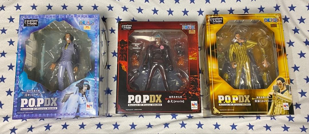 【未開封】 ワンピース P.O.P DX 大将 青雉 赤犬 黄猿 3体セット