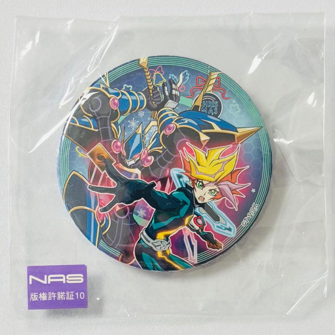 遊戯王VRAINS クリスマス プリロール 藤木遊作 缶バッジ 2018