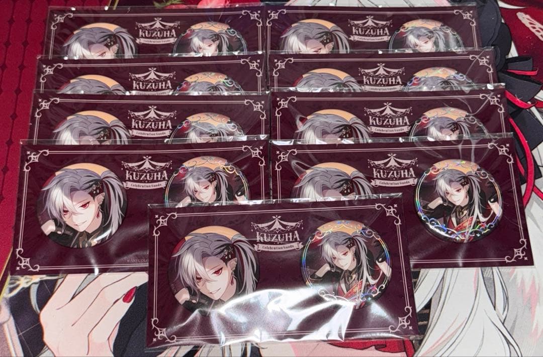 にじさんじ 葛葉 缶バッジ 「Kuzuha Celebration Goods」