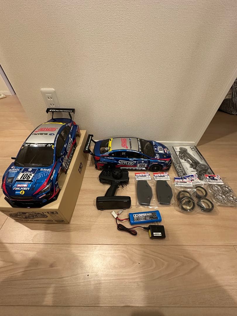 ラジコン　タミヤ　XB SUBARU WRX STI NBR 完成品
