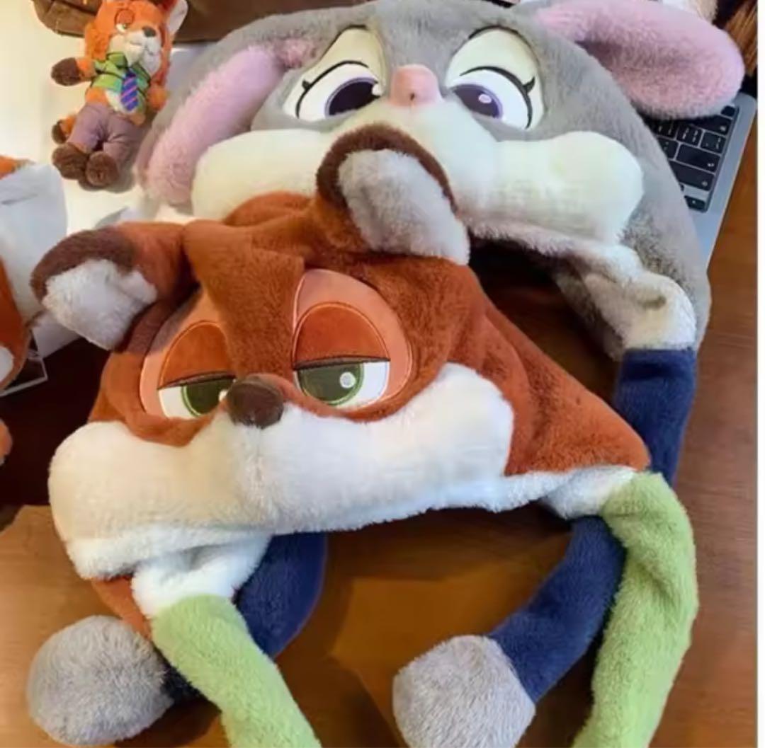 ディズニー バグズ・バニー ニック・ワイルド 帽子セット　ズートピア　セット