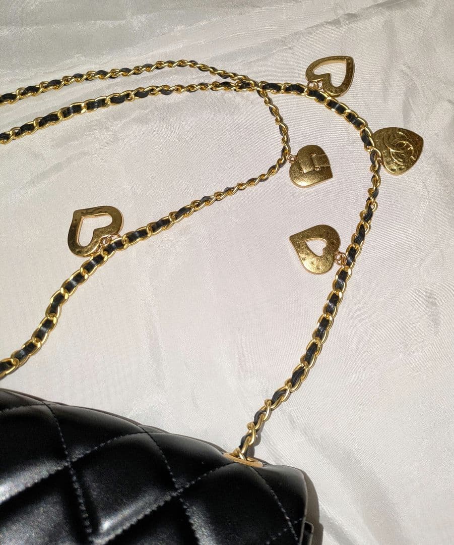 CHANEL シャネル ノベルティ ハートチェーン ショルダー 新品未使用