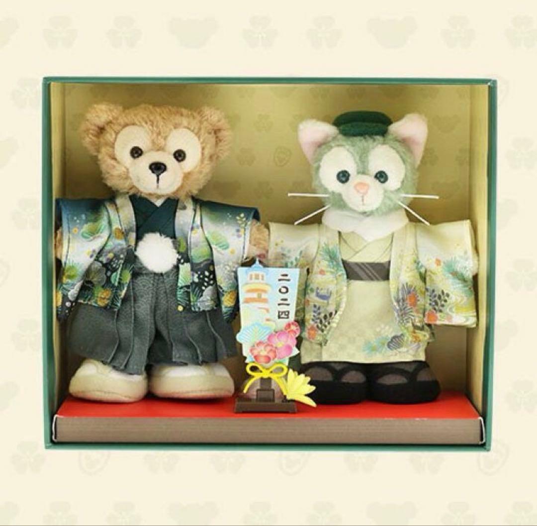 新品未開封 ダッフィー ジェラトーニ 正月 コレクションドール ディズニー