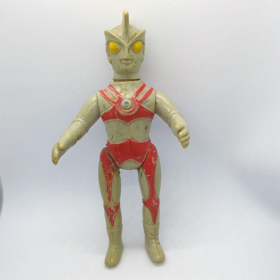 希少　ウルトラマンエース　円谷プロ　ブルマァク製　ソフビ　フィギュア　年代物