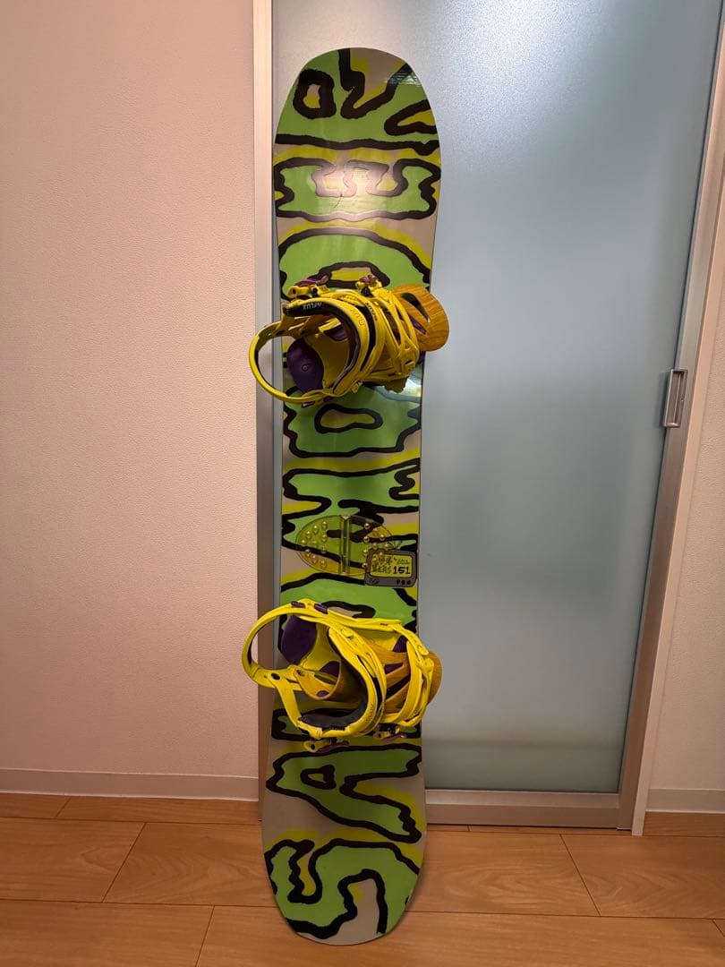 SALOMONサロモン スノーボード 151cm FLUX DSビンディング付き