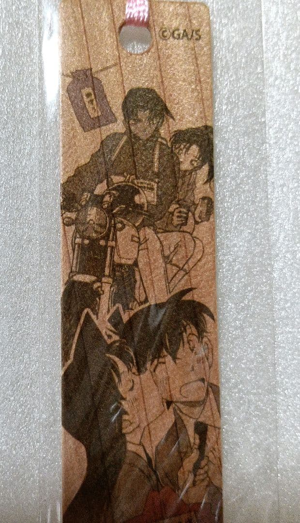 希少品 名探偵コナン 七夕短冊風木製しおり 青山剛昌ふるさと館 レア