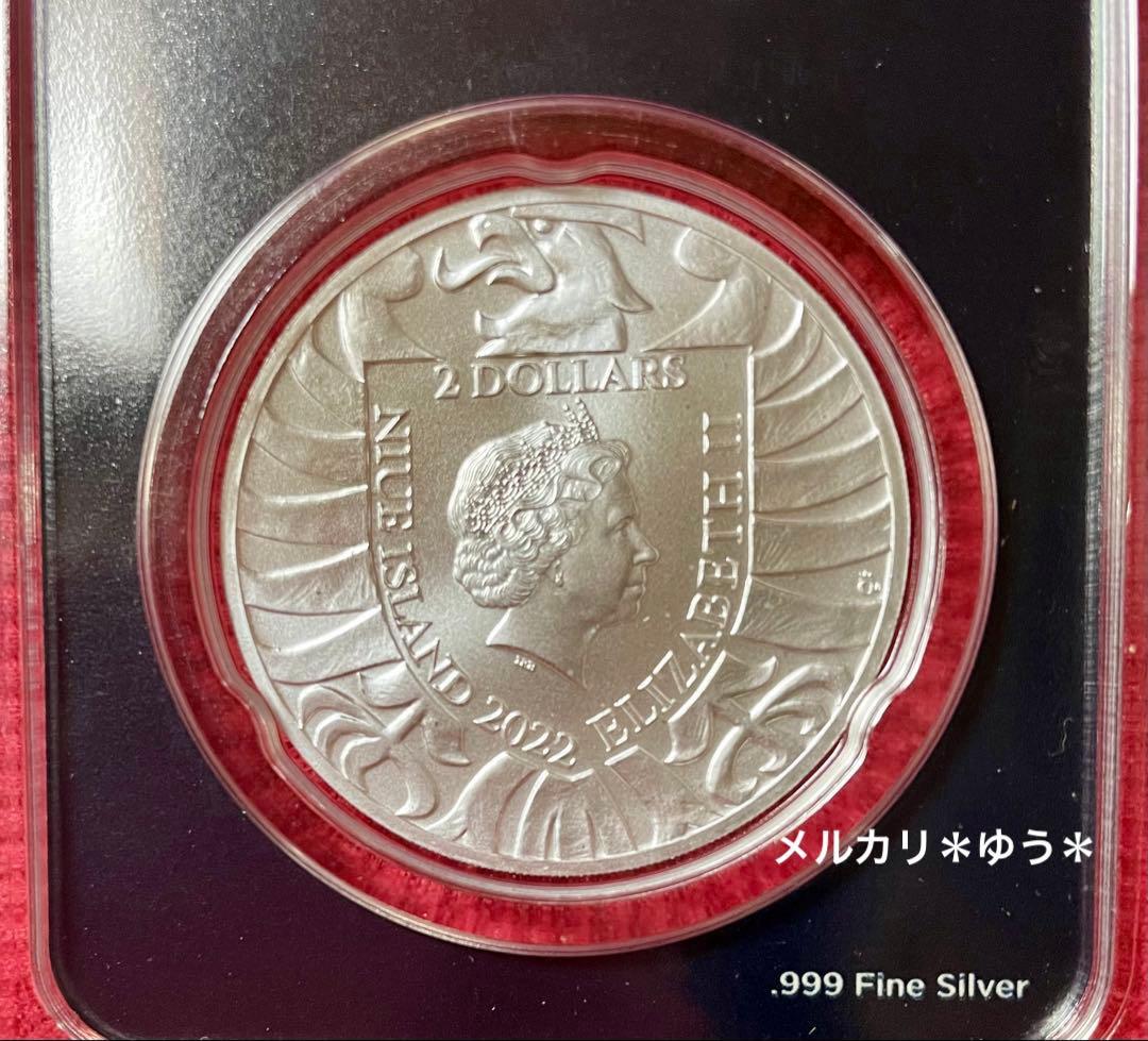 2022年 チェコ　ライオン銀貨　1オンス　純銀