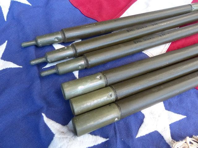 1968” 米軍実物 ナム戦 デッド!　テントポール　8本セット 軍幕 283