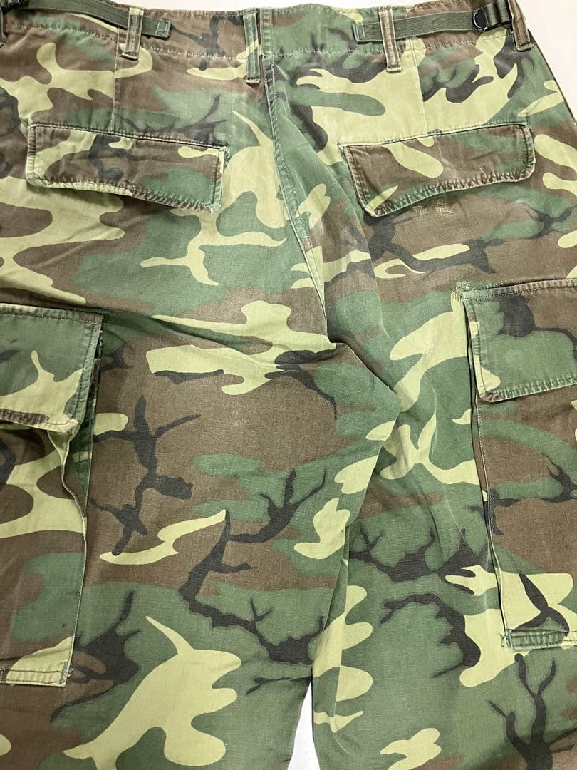 赤　米軍実物　60's ④⑦ ジャングルファティーグ　ERDL ノンリップ