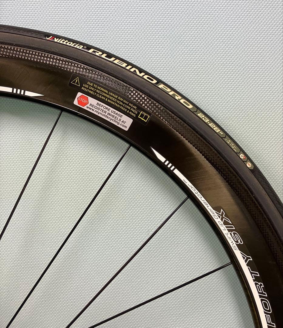 REYNOLDS 46超軽量カーボンホイール F&R チューブラー