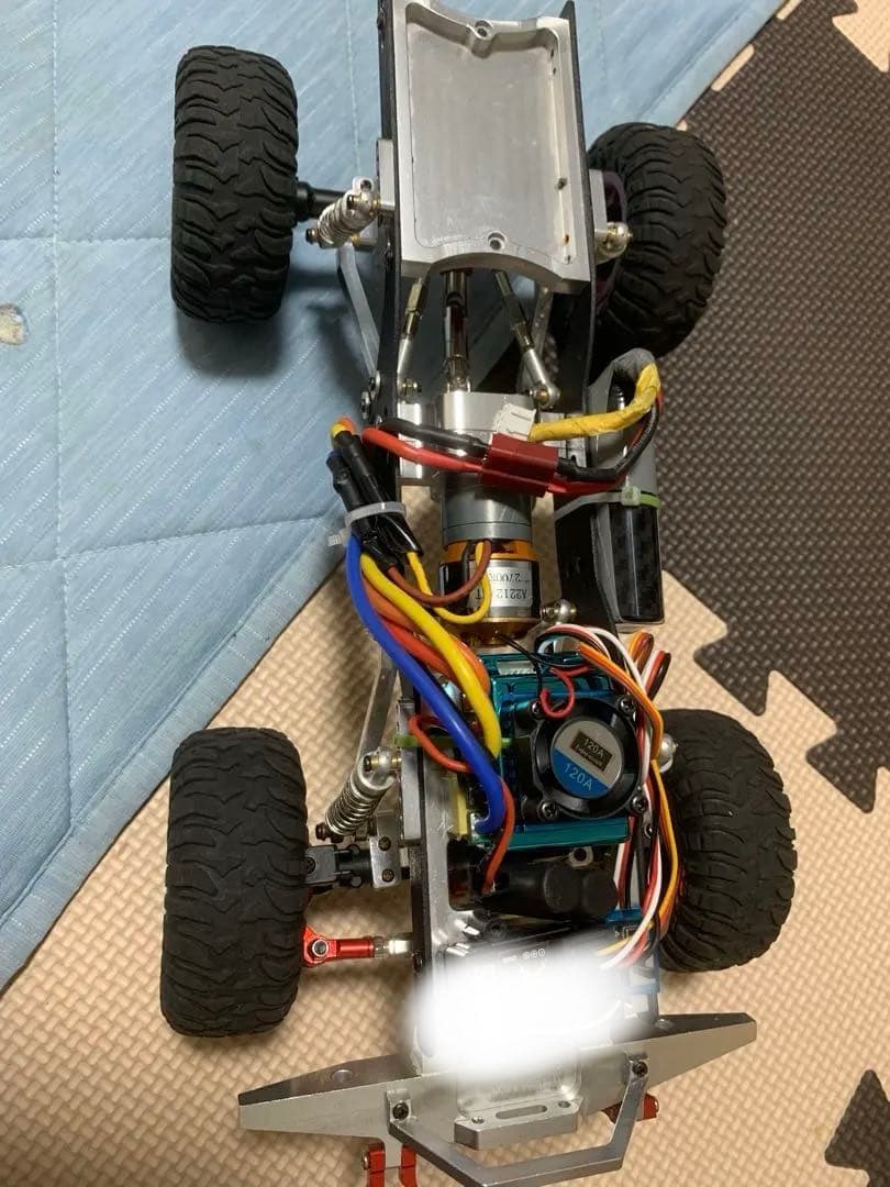 RC1/12カー アルミ製シャーシ オフロードタイヤ