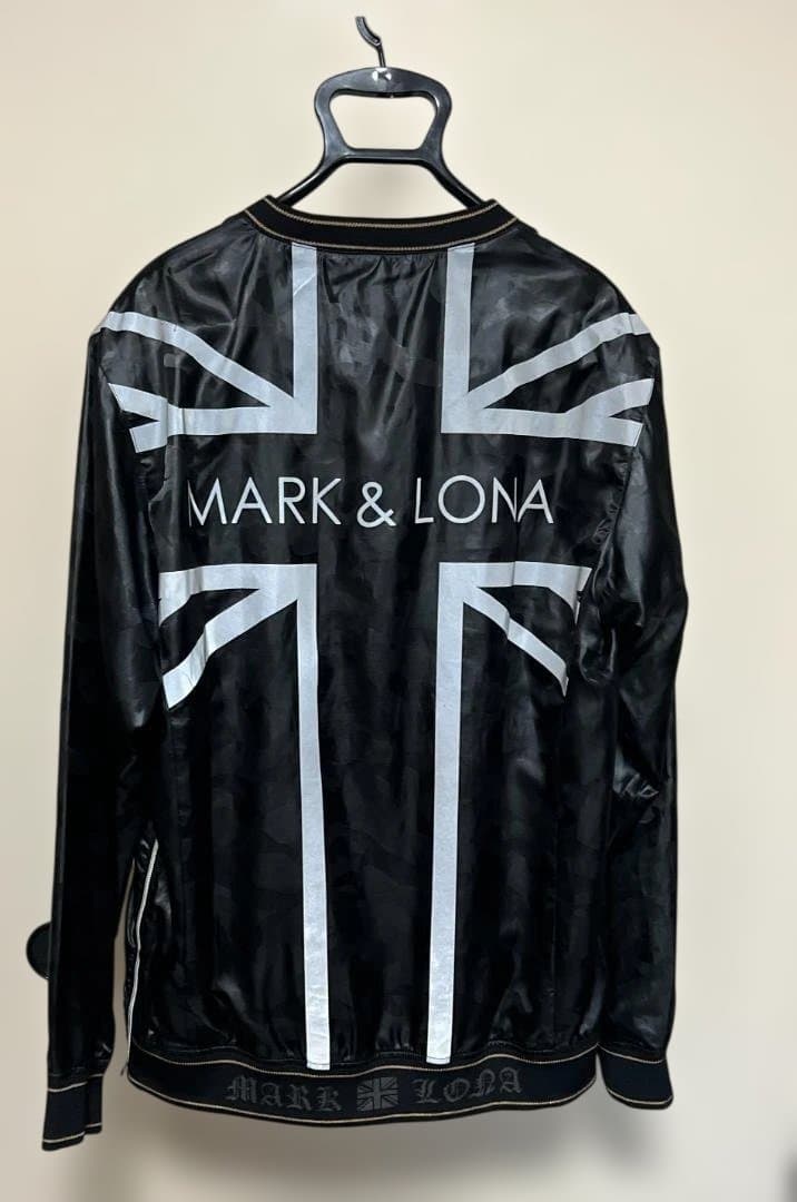 MARK & LONA マーク＆ロナ スカルカモ 迷彩 Vネック ジャンパー L