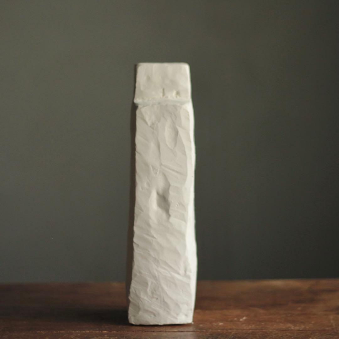 高い塔の家 No.2 石塑粘土 作品 立体sculpture 現代美術