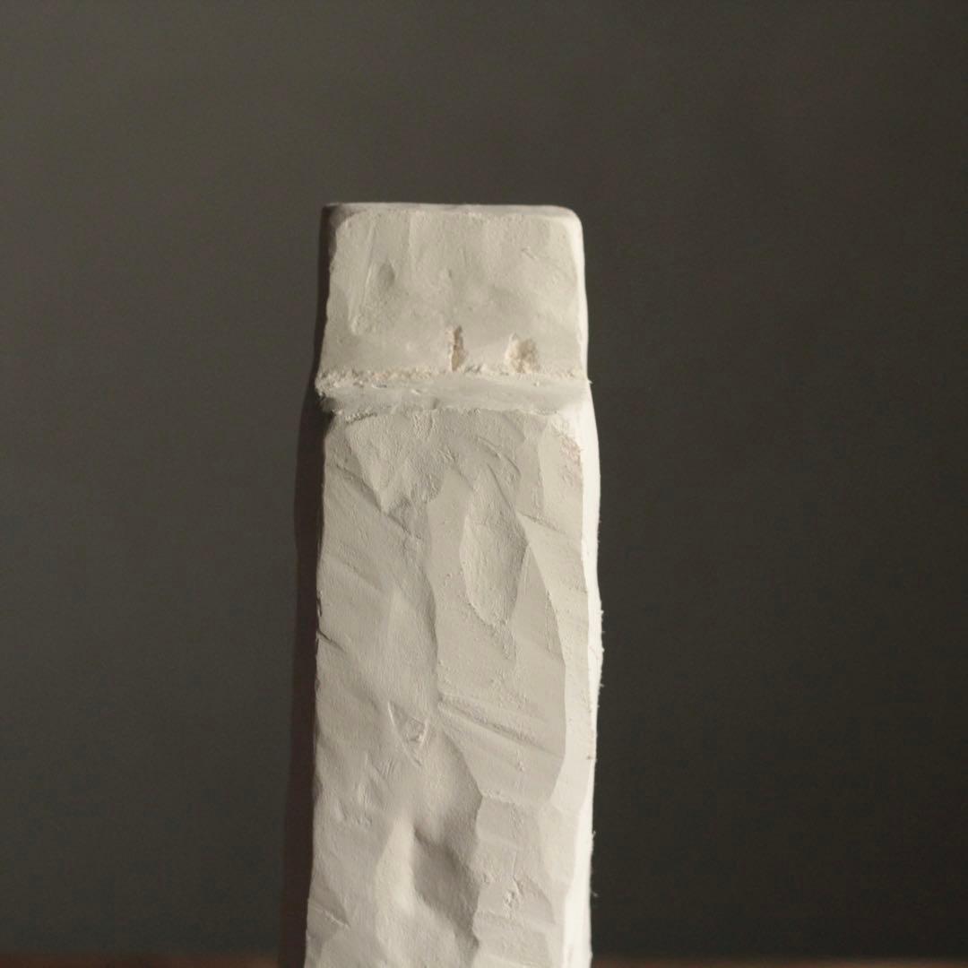 高い塔の家 No.2 石塑粘土 作品 立体sculpture 現代美術