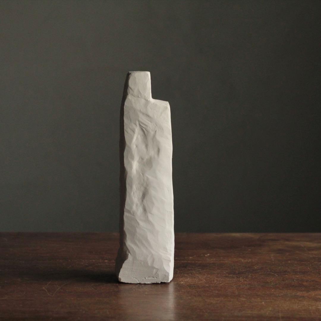 高い塔の家 No.2 石塑粘土 作品 立体sculpture 現代美術