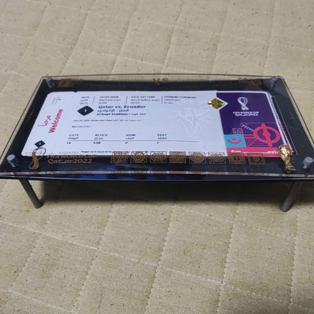 FIFA カタールワールドカップ チケットフレーム スタジアム限定販売