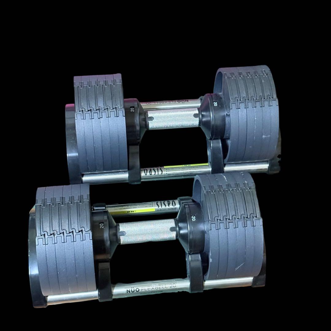②FLEXBELL NUO 4kg刻み 20kg可変式ダンベル