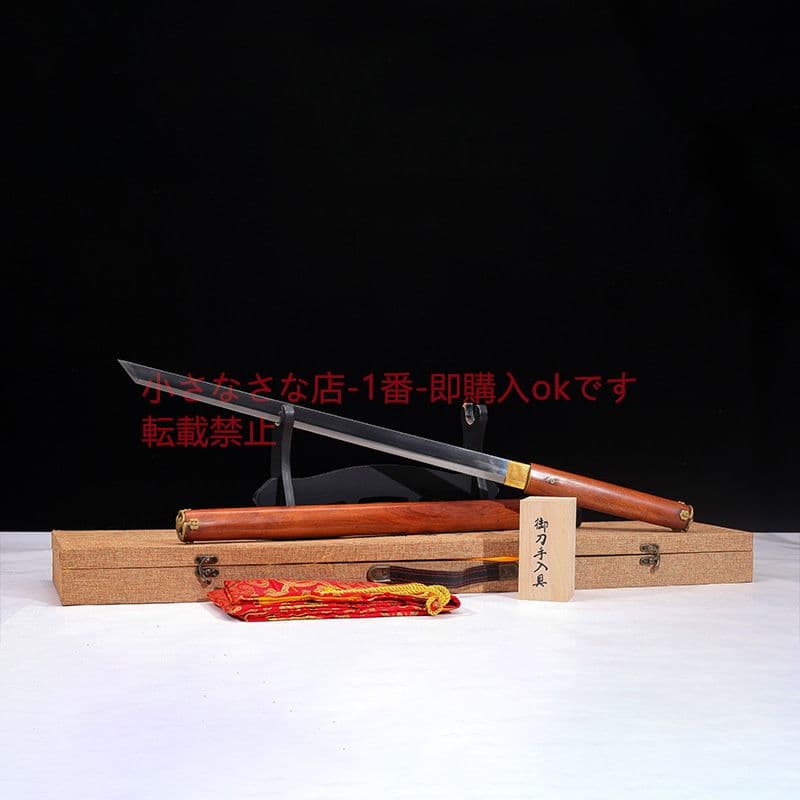 シンプル梅唐横刀酸枝木タイプ 古兵器 武具 刀装具 日本刀 模造刀 居合刀