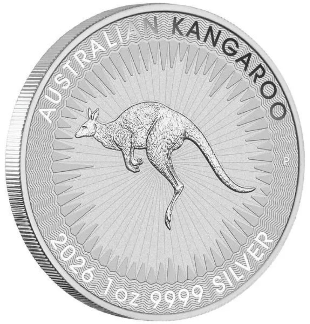 最終入荷！！ 2026 カンガルー 1oz 1オンス 銀貨 純銀 硬質カプセル付