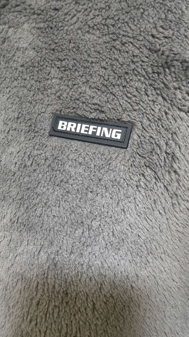 未使用 BRIEFING ブリーフィングゴルフ フリースパーカーグレー L