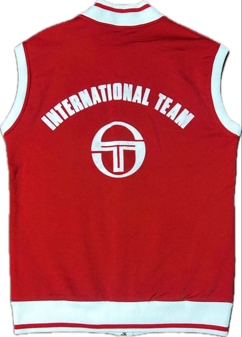 SERGIO TACCHINI テニスジャージ ベスト　80年代　美品