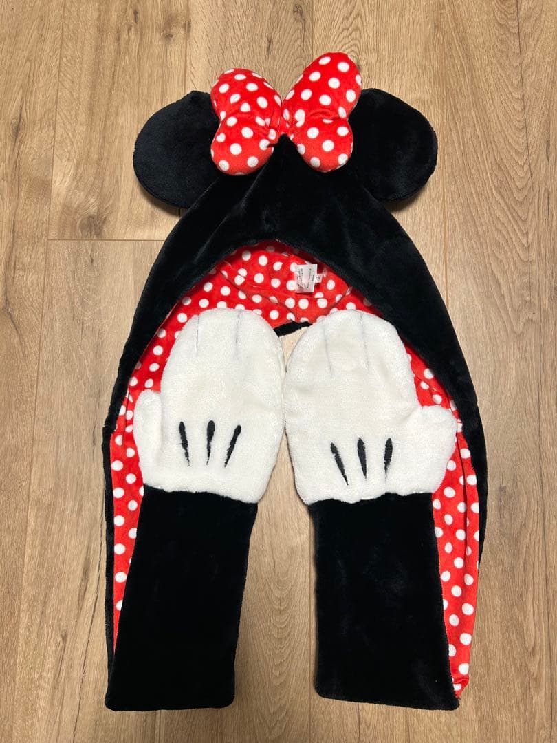 【美品】ミニー　マフラーキャップ