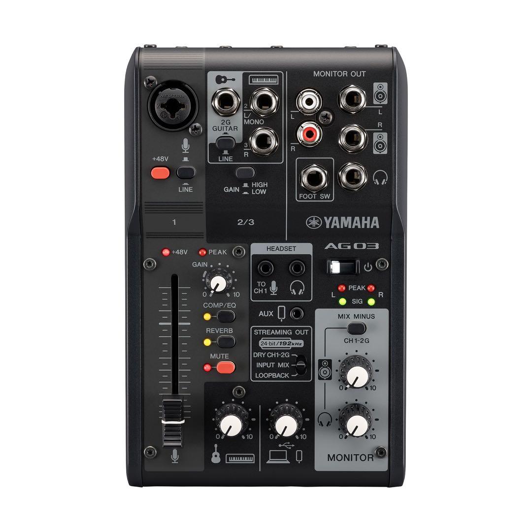 【ほぼ未使用】YAMAHA AG03mk2 オーディオインターフェイス