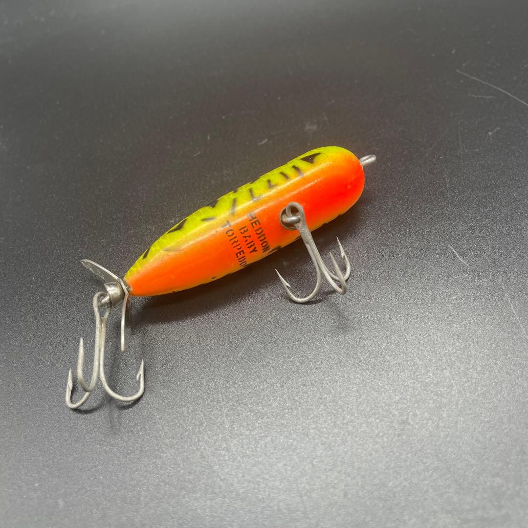 オールド ヘドン heddon ベビートーピード 縦割れ3/8オンス 4色セット