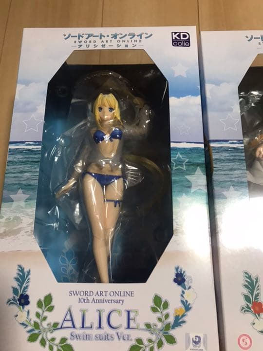 ソードアート・オンライン SAO アリス アスナ 水着 フィギュアセット