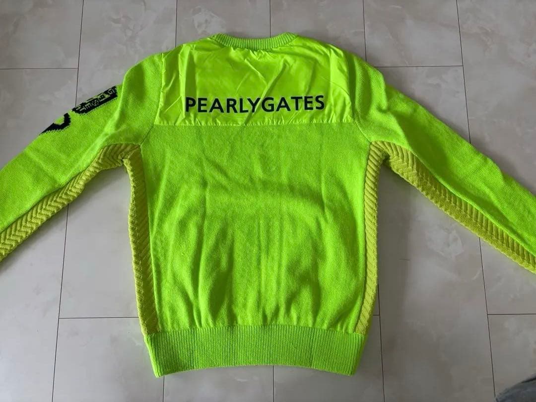 ⭐︎PEARLY GATES ☆ アウター 蛍光イエロー ナイロンセーター